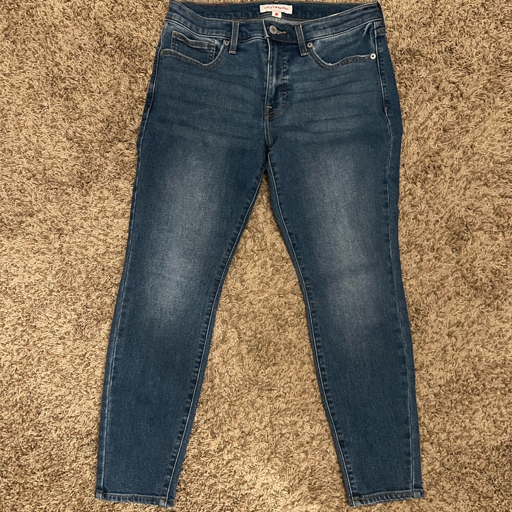 LUCKY BRAND WOMEN’S AVA MID RISE SKINNY JEAN 10/30 LIKE NEW CONDITION